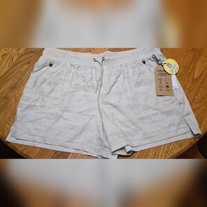 Avalanche Womens Light Tan Athletic Shorts